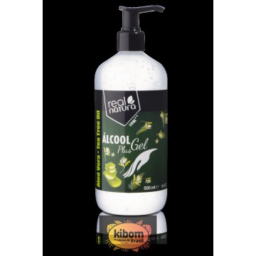 Alcool Gel Plus Real Natura 500 ml