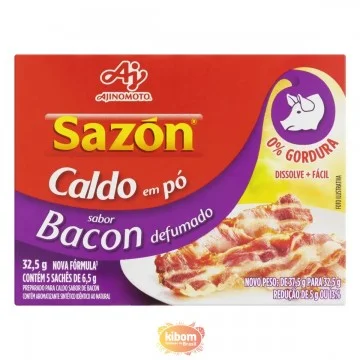 Caldo em Pó Sazon sabor Bacon