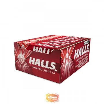 Caixa de Halls sabor Morango