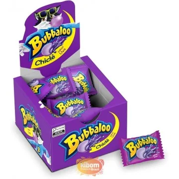 Chiclete Bubbaloo sabor Uva...
