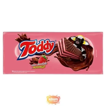Wafer Toddy sabor Fresa 94g