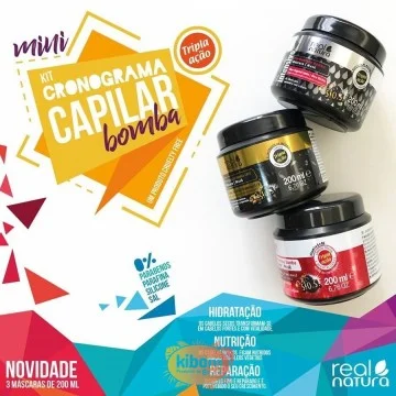Mini Kit Cronograma Capilar ''Real Natura''