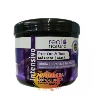 Máscara Matizadora Loiros 500ml ''Real Natura''